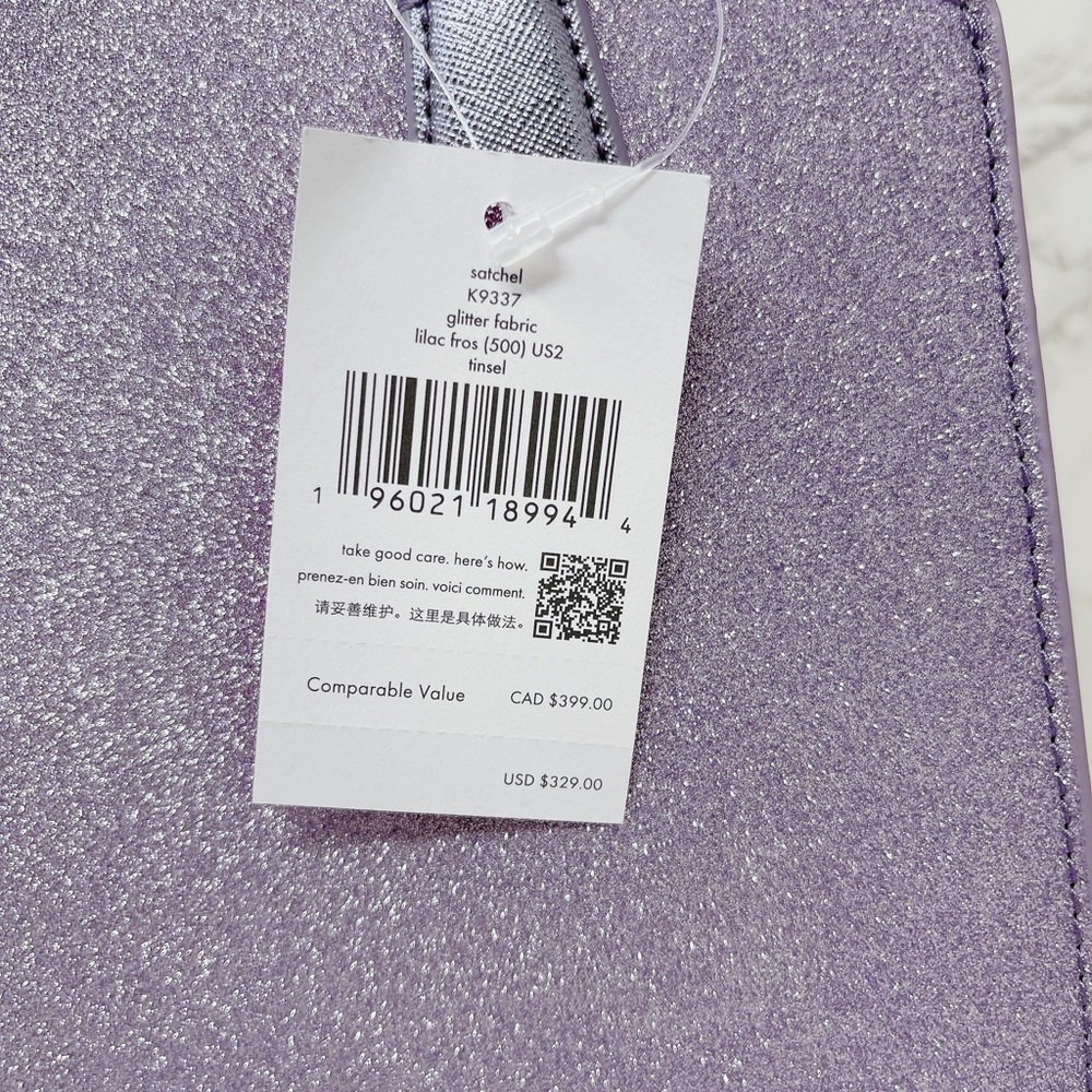 Kate Spade Tinsel Glitter Satchel - Picture 6 of 8